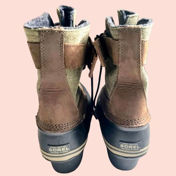 Sorel Unisex Winter Fancy Lace II Boot Waterproof Fleece Lining size 10.5 41.5 - Picture 7 of 9